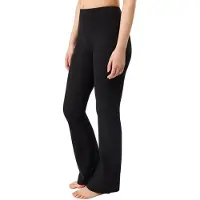 Mandala - Women's Flared & Ribbed Pants - Pantalones de deporte size S, negro