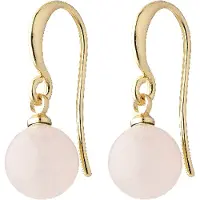 Pilgrim Pendientes 'Goldie' oro / rosa