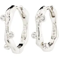 Pilgrim Pendientes 'Hermione' plata / transparente