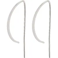 Pilgrim Pendientes 'Peony' plata