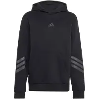 Adidas - Kid's Future Icons 3 Stripes Oversized Hoodie - Sudadera size 176, negro
