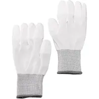 Caruba Guantes Anti Estática para Limpieza Blanco