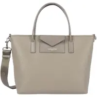 LANCASTER PARIS Shopper 'Cabas Maya Double 517-102 Galet Foncé' gris