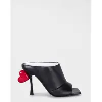 Moschino Goatskin Mules Black Talla: 38 | Pumps Outlet | Mujer | Negro
