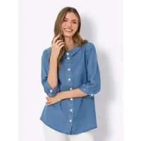 HEINE Blusa azul denim