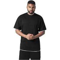 Urban classics Camiseta negro / blanco
