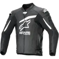 Alpinestars Chaqueta De Cuero GP Plus R V4 Airflow Black White, Talla: 52