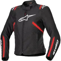Alpinestars Chaqueta Impermeable Stella T-SPS V2 Black White Red Fluo, Talla: XXL
