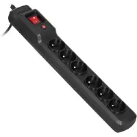 ActiveJet Regleta De Enchufes Combo 6gn De 6 Tomas Regleta De Enchufes De Rack De 8 Tomas 5 M