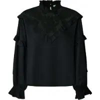 Pepe Jeans para mujer. PL3051295 Blusa Momi negra (L), Negro, Casual, Algodón, Manga larga, outlet 2026.
