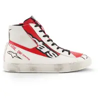 Alpinestars Stated Flair Zapatilla deportiva Blanco/Rojo neón 11 hombres