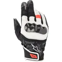 Alpinestars Guantes SMX Z Drystar Black White Red Fluo