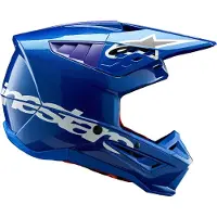 Alpinestars Casco S-M5 Corp ECE 22.06 Blue Glossy, Talla: XXL