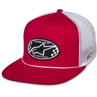 Alpinestars Gorra Contender Trucker Red White, Talla: One Size
