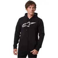 Alpinestars Ageless Sudadera con cremallera Negro/Blanco M unisex