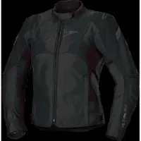 Alpinestars Chaqueta Stella T-Jaws V4 Impermeable Black Black, Talla: XL