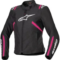 Alpinestars Chaqueta Impermeable Stella T-SPS V2 Black White Diva Pink