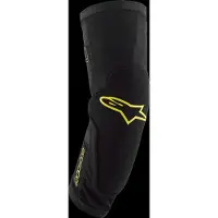 Alpinestars Protectores De Rodillas Paragon Plus Black Acid Yellow, Talla: XS