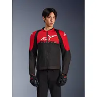 Alpinestars SMX Air Chaqueta de tela Negro/Rojo 2XL hombres