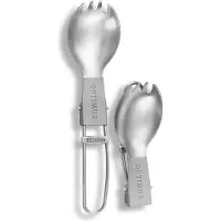 Optimus - Titanium Foldable Spork gris/blanco
