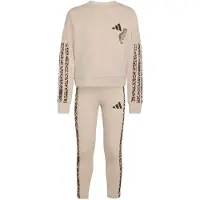 Adidas adidasCONJUNTO CON MALLAS Y ESTAMPADO ANIMAL 110 Crystal Linen / Multicolor / Dark Brown Niño