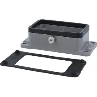 Harting Carcasa de montaje Han 10B para 1 barra central, grado de protección IP65 - 1 unidad