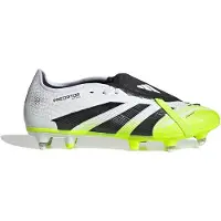 Adidas adidasBotas Predator Pro con lengüeta plegable para césped natural húmedo 41 1/3 Cloud White / Core Black / Lucid Lemon Unisex
