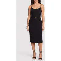 Guess Marciano GUESS Ella Shoulder Strap Jet Black A996 Talla: 36 | Vestidos Midi Outlet | Mujer | Negro