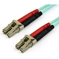 StarTech.com Cable De Conexión De Fibra óptica Multimodo Dúplex Om4 Lc A Lc 15 M