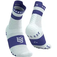 Compressport - Pro Racing Socks V4.0 Run High - Calcetines de running size T4 - EU 45-48, gris