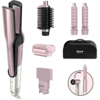 Shark Moldeador, secador y plancha Glam antifrizz (Set 5 cabezales) en Rosa | HD6051SEUPK | de SharkNinja