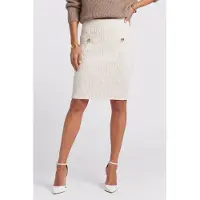 Guess Marciano GUESS Hermione Pencil Skir Macadamia Talla: L | Faldas Midi Outlet | Mujer