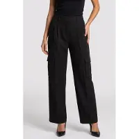 Guess Marciano GUESS Eco Matea Perfect Cargo Jet Black A996 Talla: XS | Pantalones Formales Outlet | Mujer | Negro