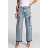 Guess Marciano GUESS Eco Kori Cargo Soulful Talla: W25L32 | Pantalones Cargo Outlet | Mujer
