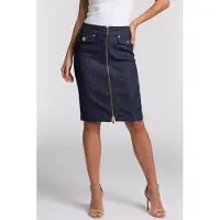 Guess Marciano GUESS Zipped Pencil Midi S Dark Wash Talla: 46 | Faldas Midi Outlet | Mujer