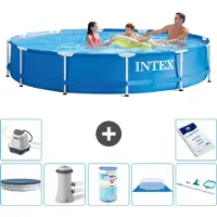Intex Piscina de estructura redonda - 366 x 76 cm - 8 piezas - Modelo S41568