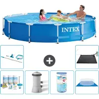 Intex Piscina inflable rectangular - 366 x 76 cm - 7 piezas - Modelo S41589