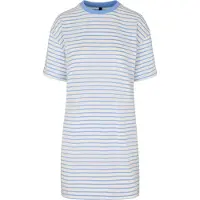 Hunkemoller Camiseta de noche azul claro / blanco