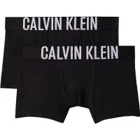 Calvin Klein Underwear Calzoncillo 'Logo Waistband Trunks' negro / blanco