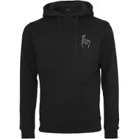 Mister tee Sudadera negro / blanco