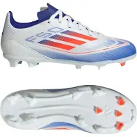 Adidas adidasBota de fútbol F50 League césped natural seco/multisuperficie (Adolescentes) 38 Cloud White / Solar Red / Lucid Blue Niño