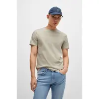 BOSS para hombre. 50508584 Camiseta Tales beige (L), Casual, Algodón, Manga corta, outlet 2026.