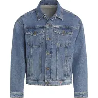 GUESS Chaqueta de entretiempo azul denim
