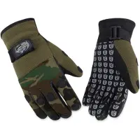 Normani Guantes con dedos ' Selachii ' taupe / caqui / verde oscuro / negro