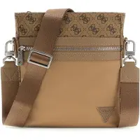 GUESS para hombre. HMBENPP6123 Bolso crossbody plano Berlin negro (OSFA), Casual, Poliéster, outlet 2026.