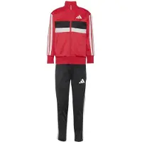 Adidas Chándal 'Seasonal Essentials Tiberio' rojo / negro / blanco