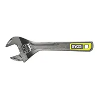 Ryobi Llave ajustable de acero RHAW160, 160 mm, apertura máxima de 24 cm