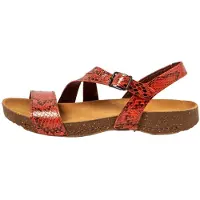 Art para mujer. 11045S188003_006 Sandalias de piel 1045S I Breathe naranja (41), Plano, Hebilla, Casual, outlet 2026.