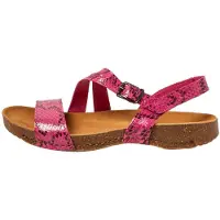 Art para mujer. 11045S1O8003_043 Sandalias de piel 1045S I Breathe rosa (37), Plano, Hebilla, Casual, outlet 2026.