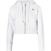 Mymo Sudadera con cremallera 'Biany' blanco